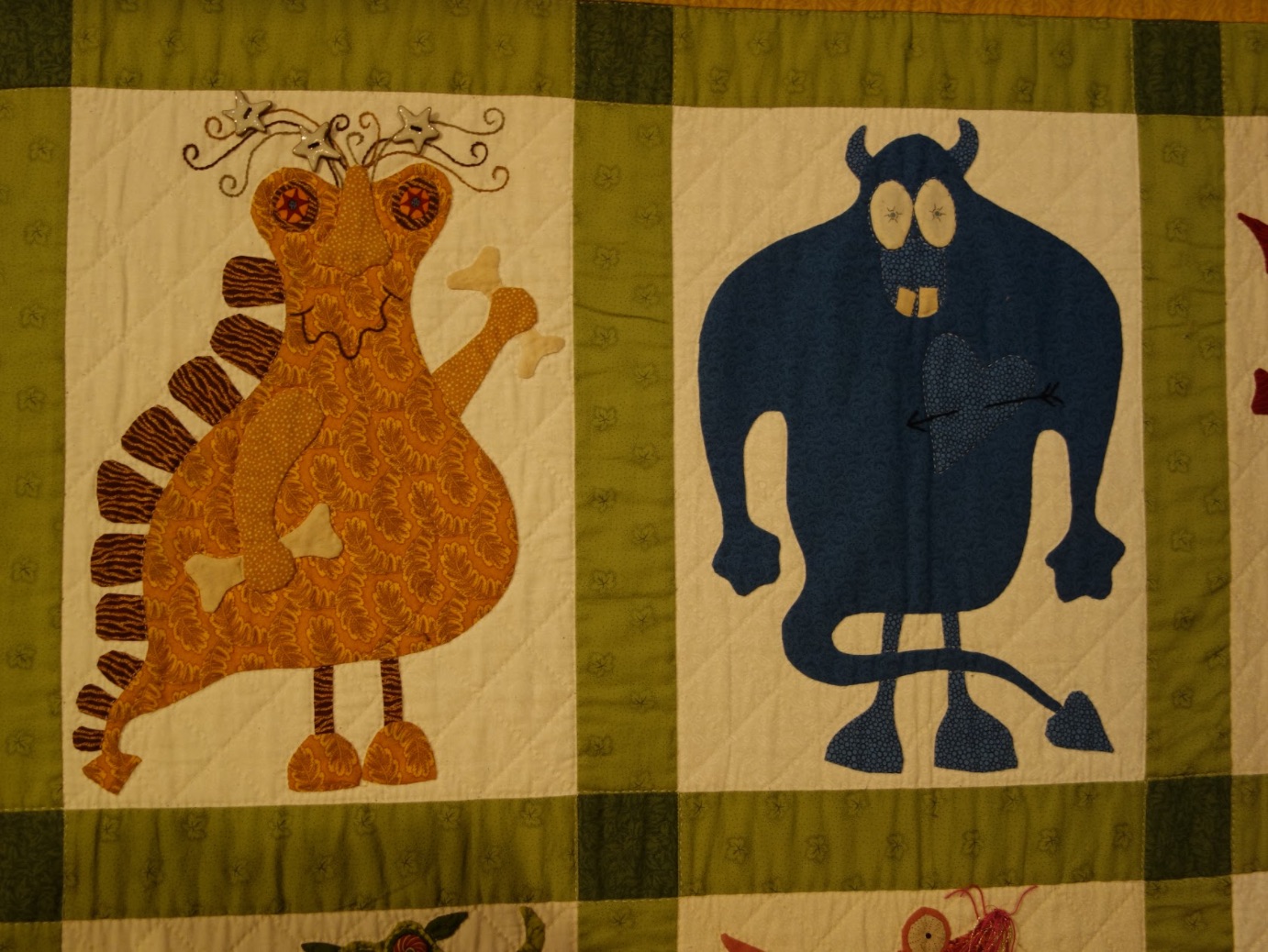 "Monsters!" by Sue Garman - Detail 2